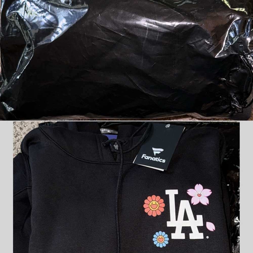 Fanatics Black Hoodie Tashiki Murakami (TM) LARGE